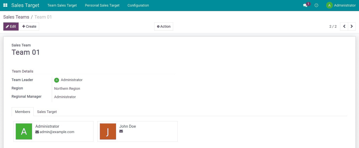Sales Target