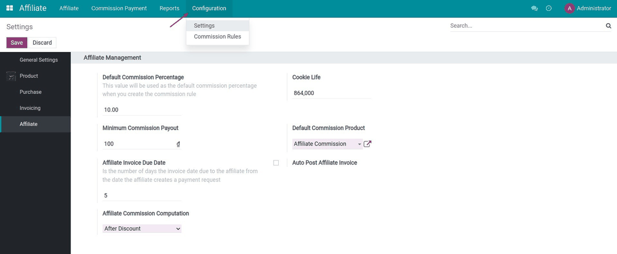 Affiliate Management