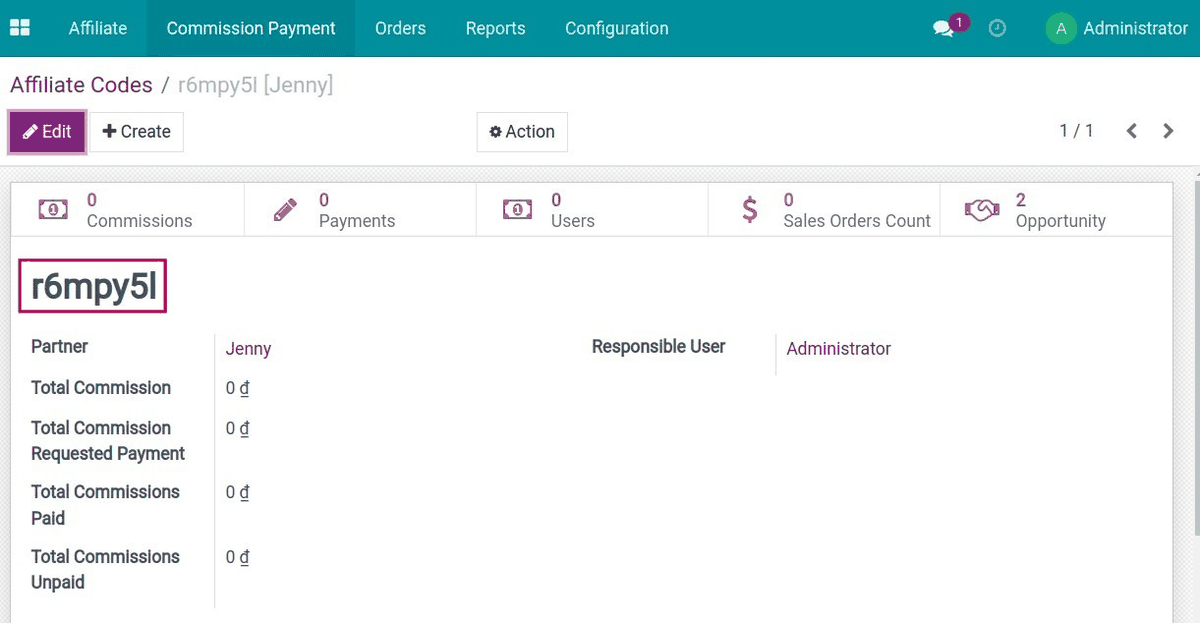 Sales with Affiliates