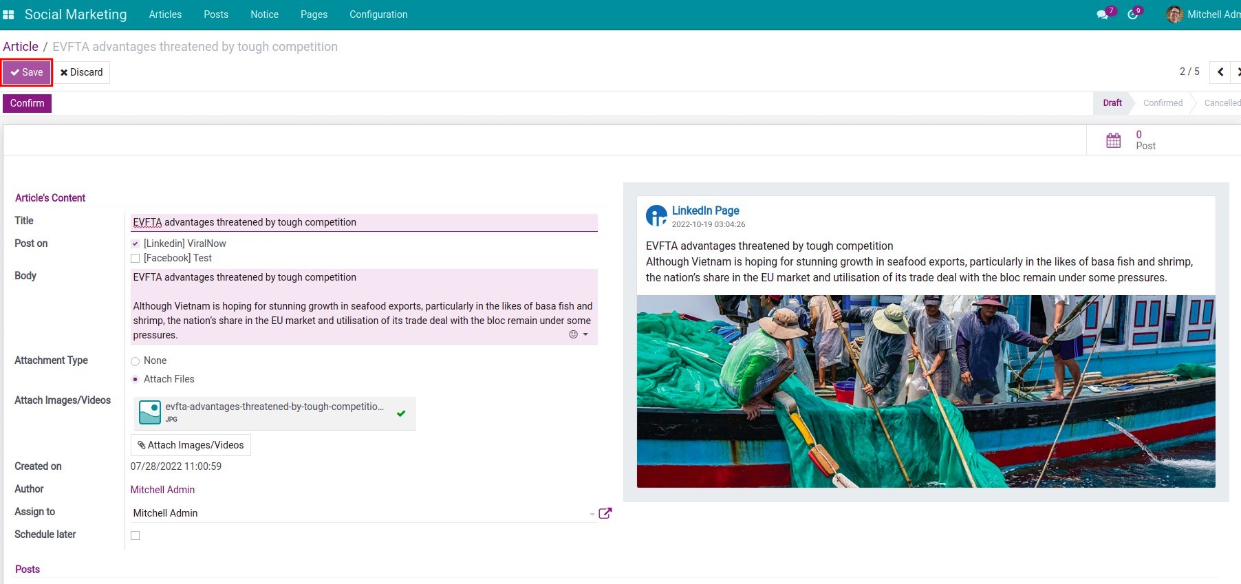 Ảnh chụp Social Marketing
