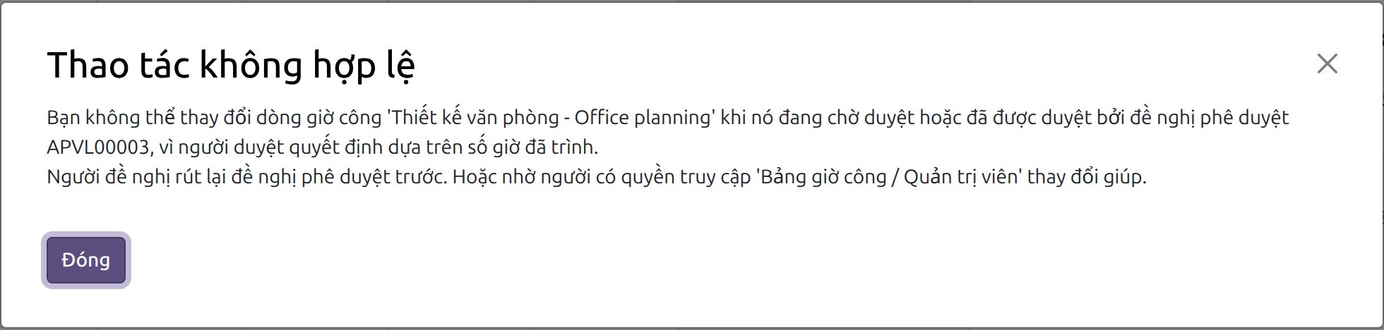 Giờ công bị khóa nêu đề nghị đang giữ
