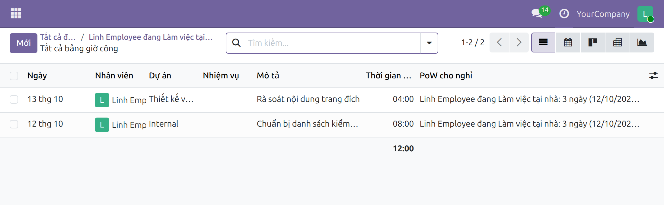 Giờ công được gắn với kỳ nghỉ