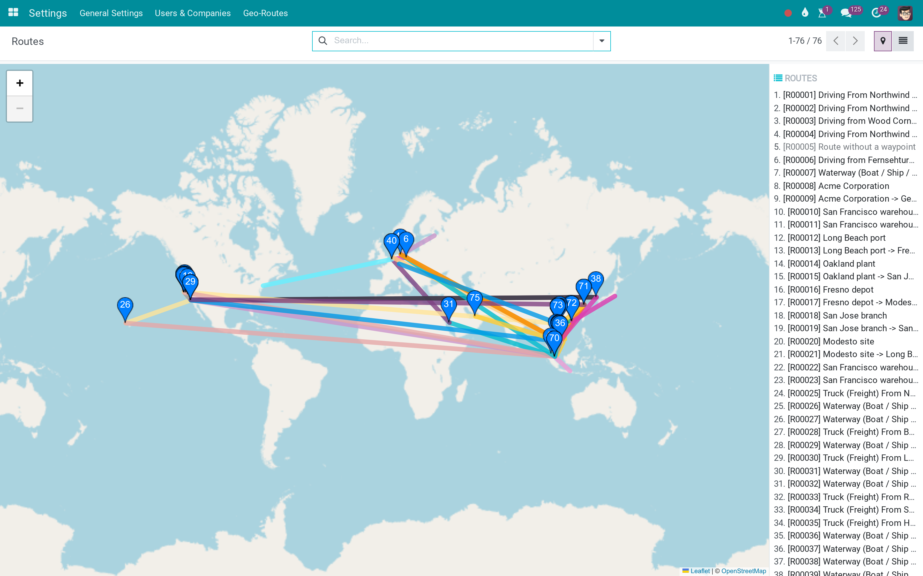 A map view for any model that has an address
