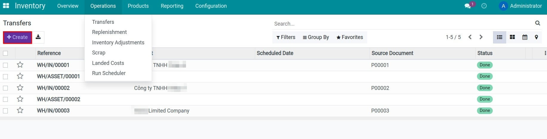 Create an asset allocation