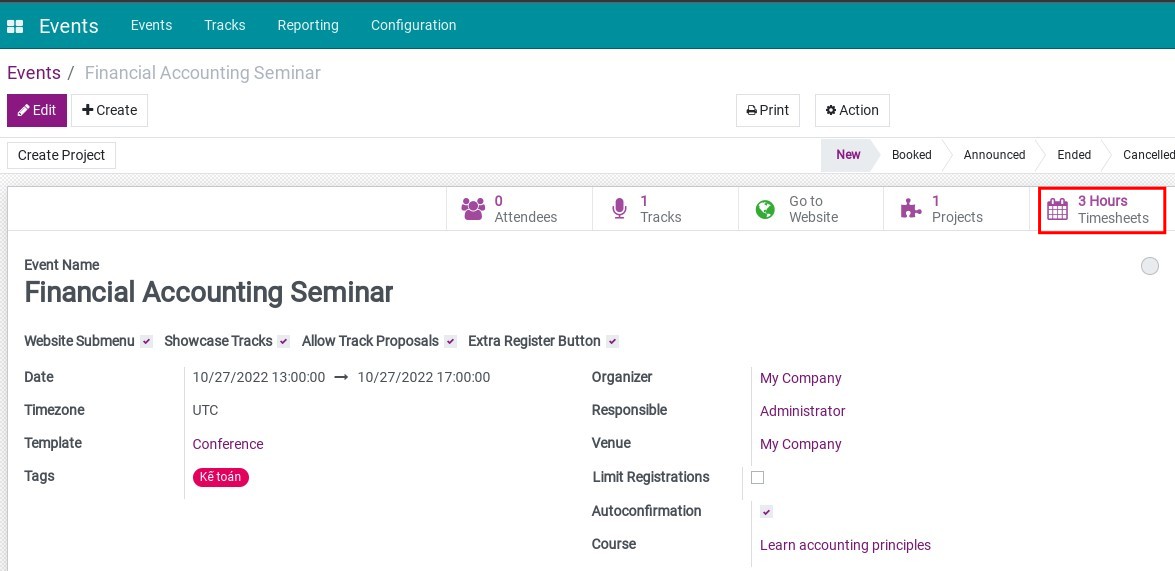 Record your learning timesheet