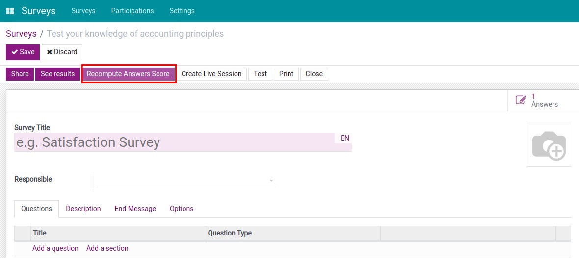 Key features when installing the module