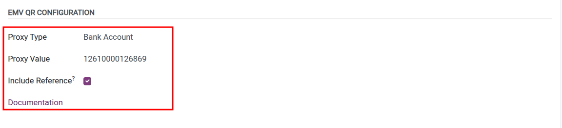 EMV Proxy Configuration