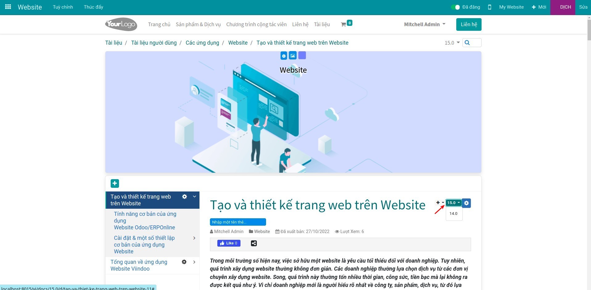 Xem tài liệu theo phiên bản trên website