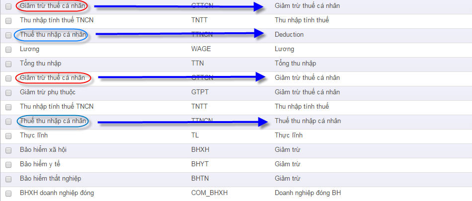 chấm công, tính lương trong OpenERP