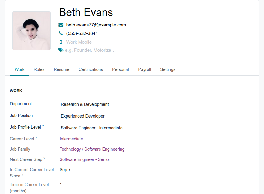 Job Levels & Career Paths