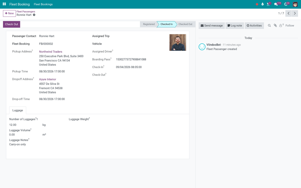 Fleet Booking & Trip Management - Passenger