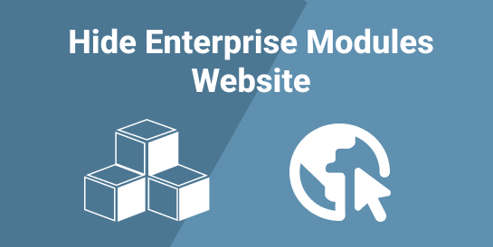 Ẩn Mô-đun trong ấn bản Enterprise - Website