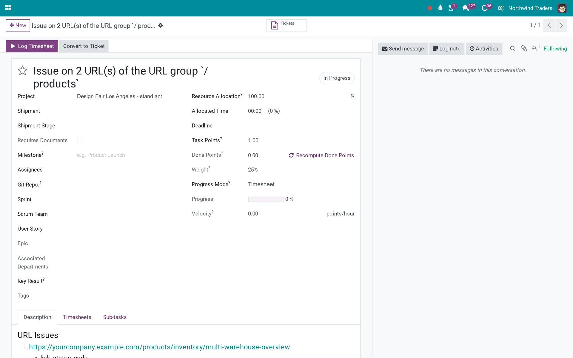 SEM Helpdesk Timesheet Integrator
