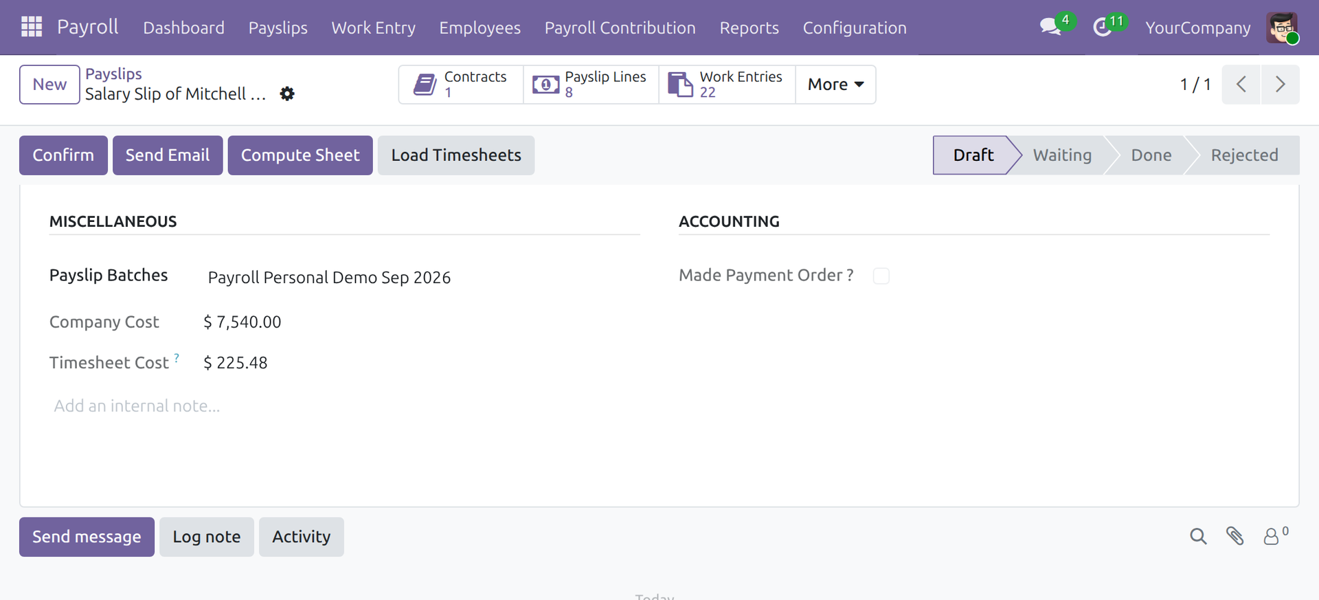Payroll Timesheet Integrator