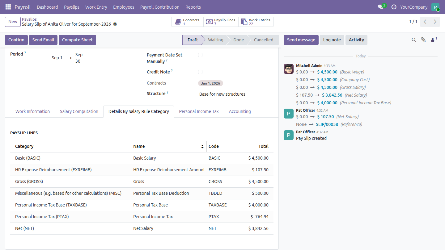 HR Expense & Payroll Integration