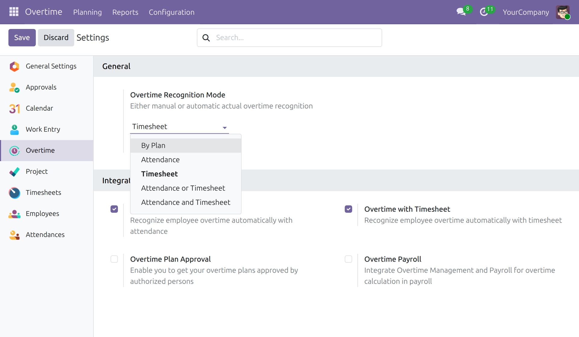 Overtime Management With Attendance & Timesheets