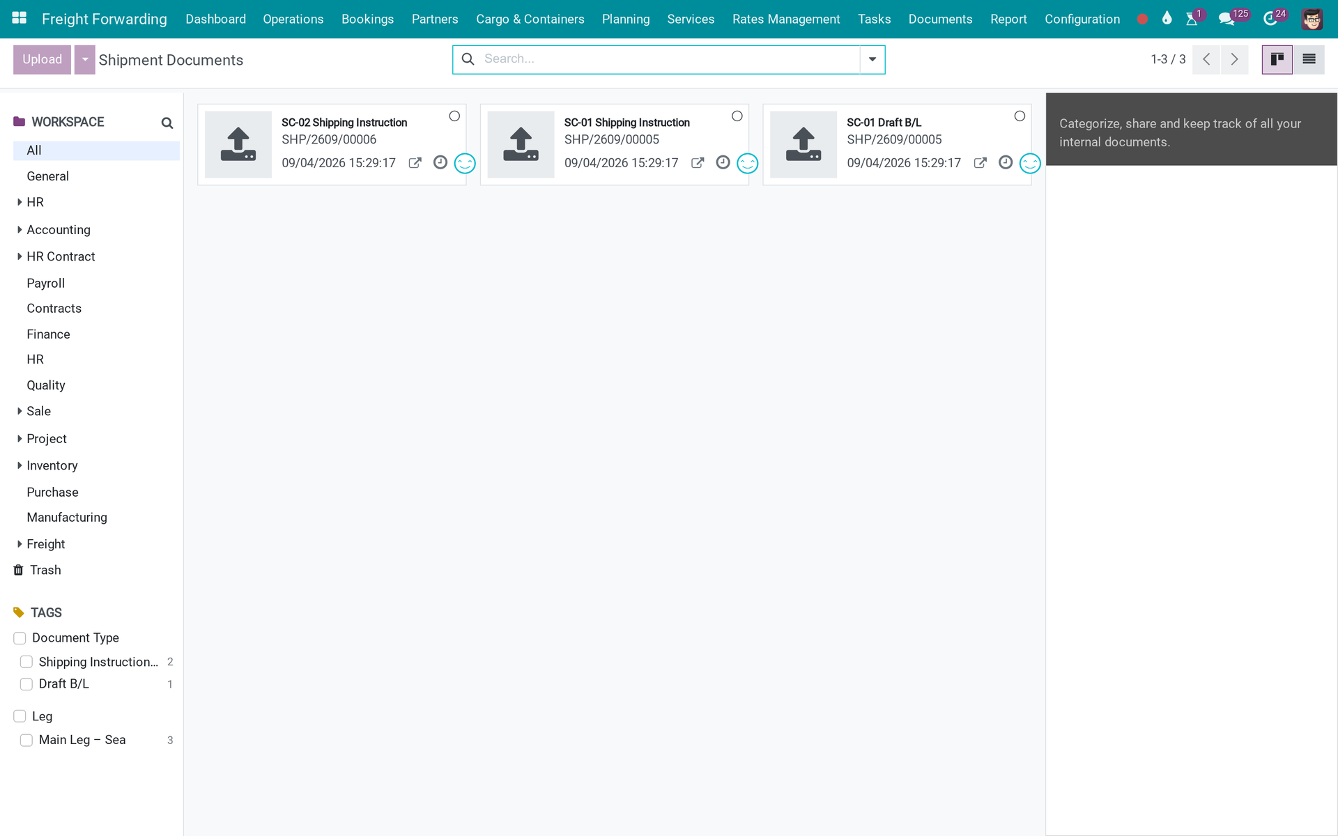 Freight Air — Document Integration