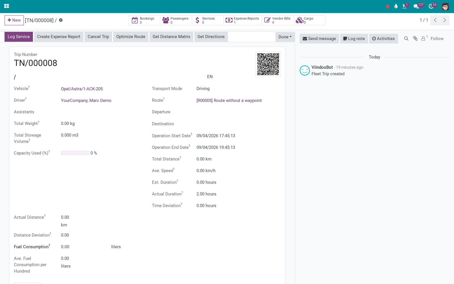 Fleet Planning - Driver Expense Reimbursement