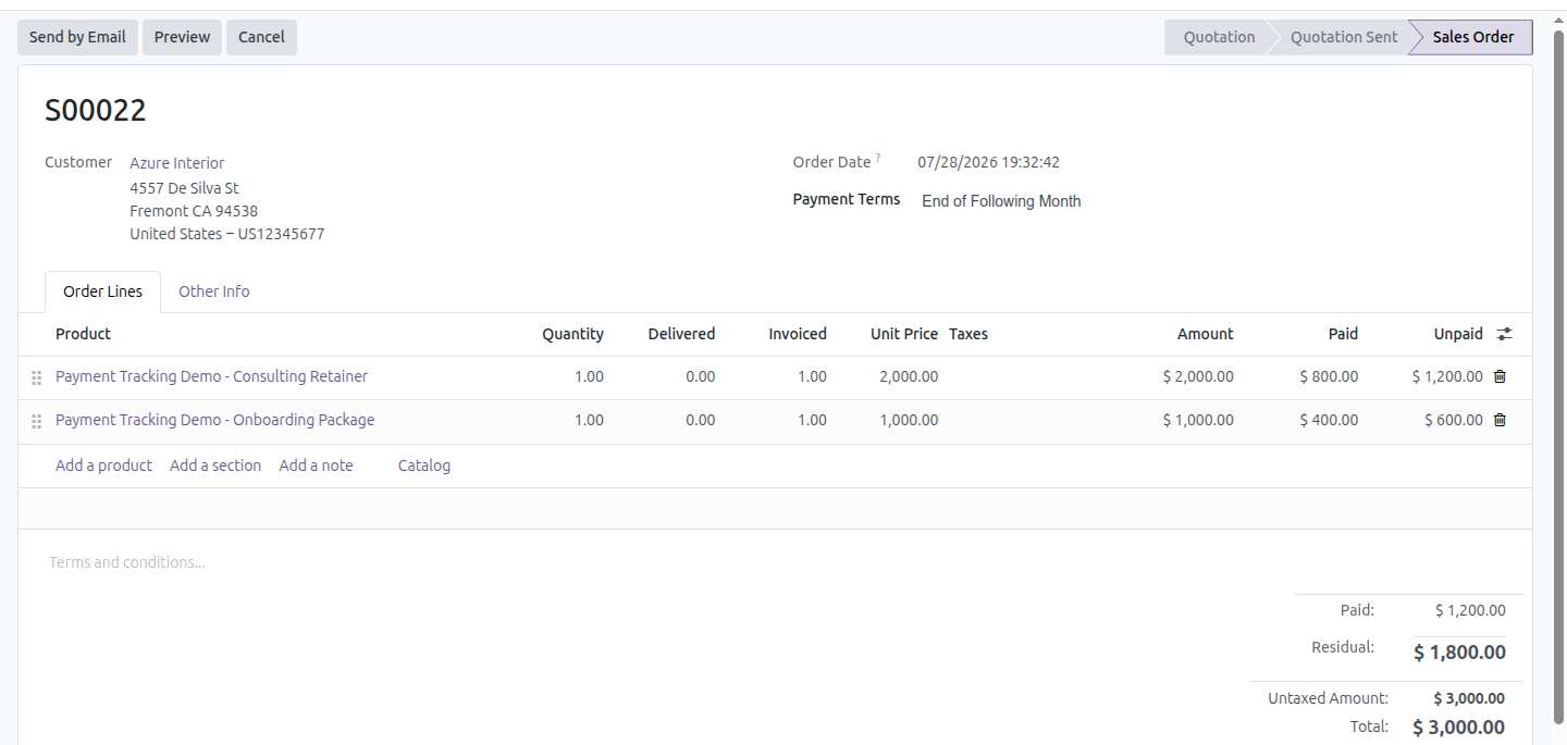 Sales Payment Tracking and Cohort Reports