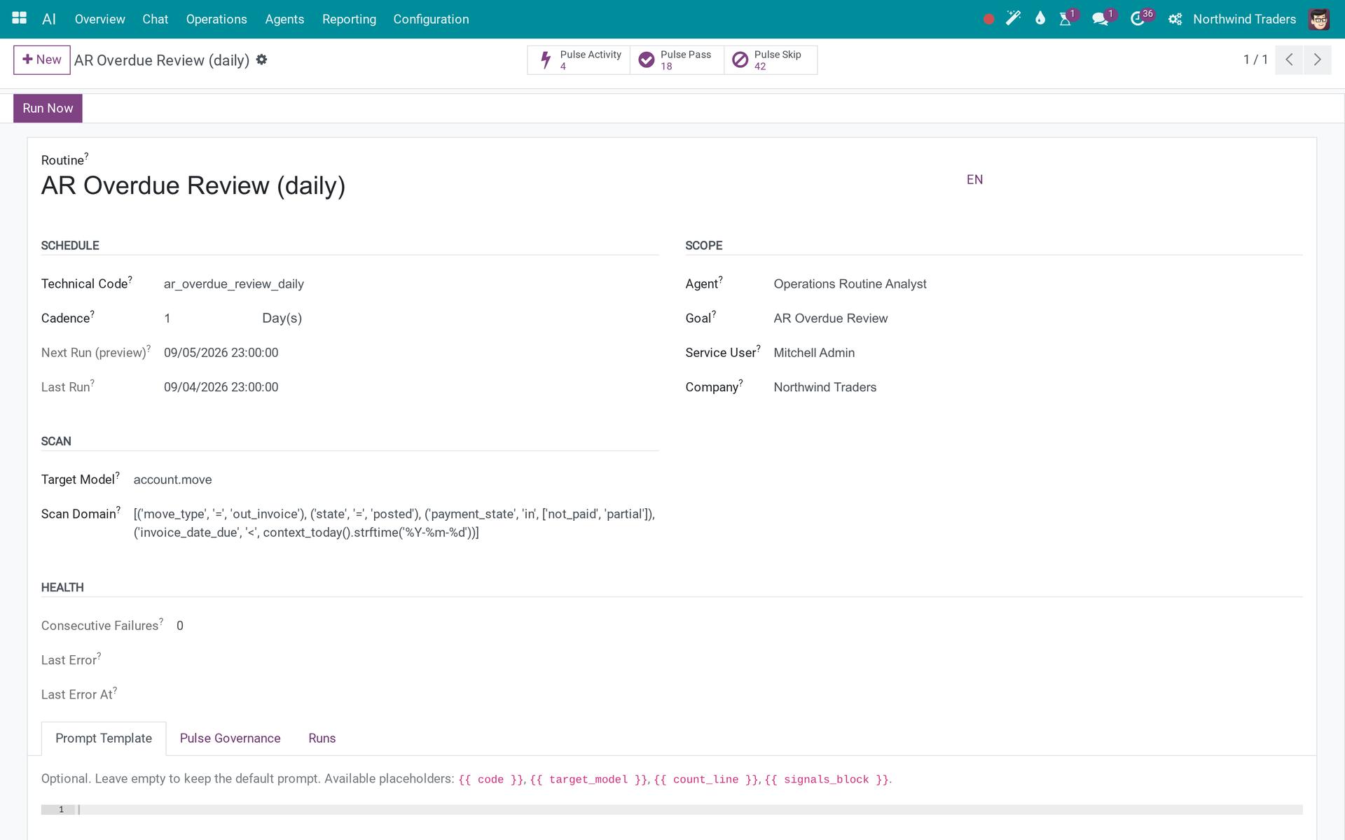 Viindoo AI - Workflow & Heartbeat Routines
