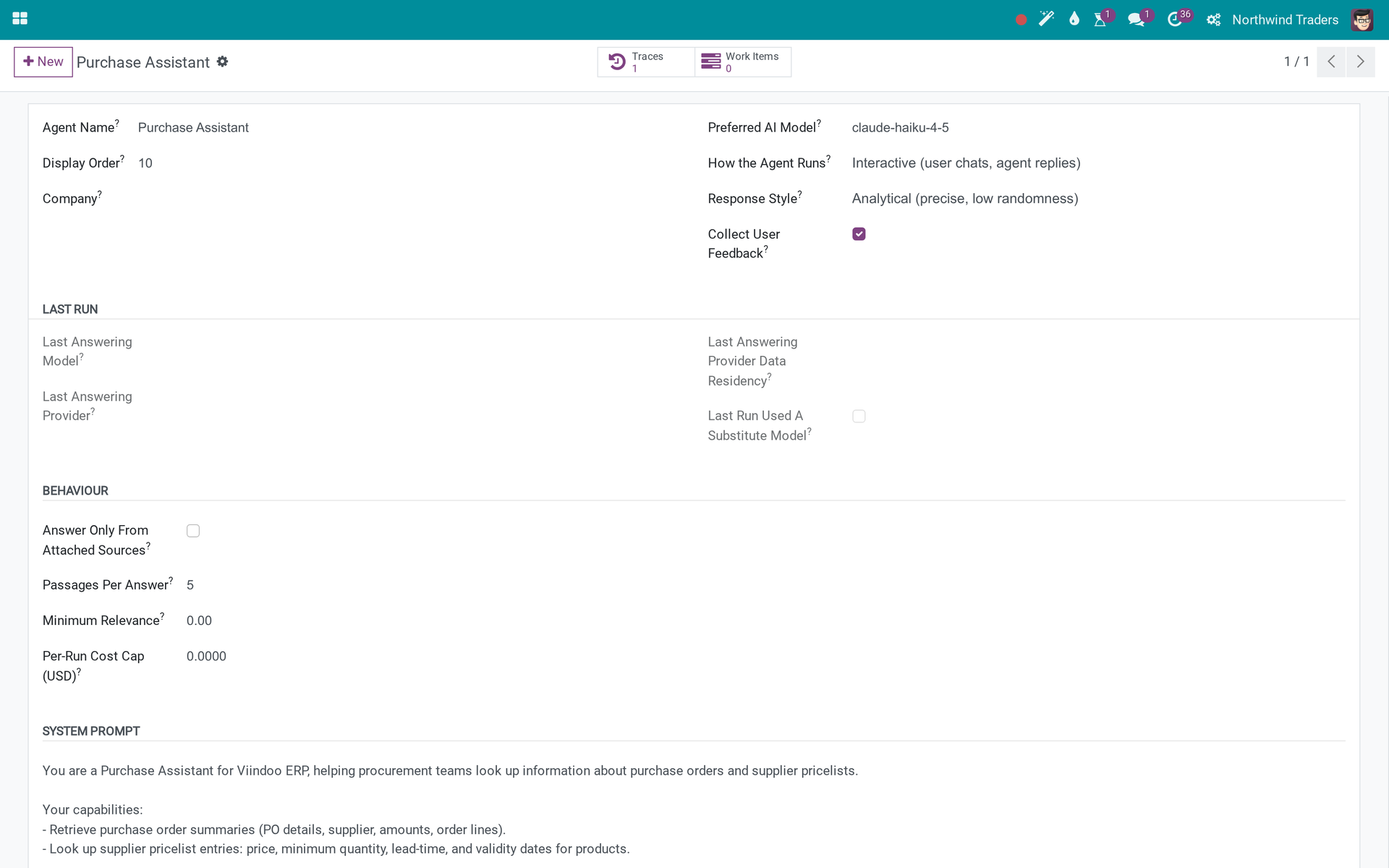 Viindoo AI - Purchase Connector