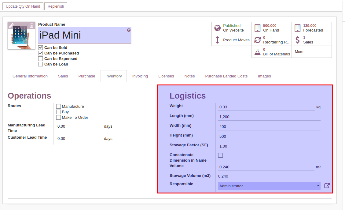 Product Dimensions