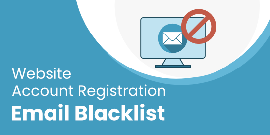 Website Account Registration Email Blacklist