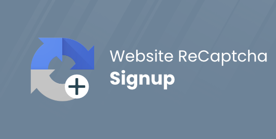 Website ReCaptcha -Signup