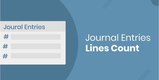 Lines Count on Journal Entries