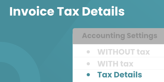 Invoice Tax Details