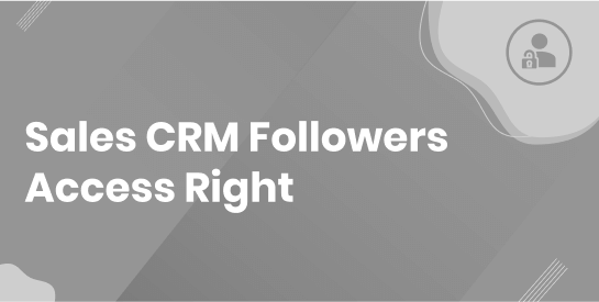 Sales CRM Follower Access Rights