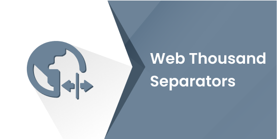 Web Thousand Separators